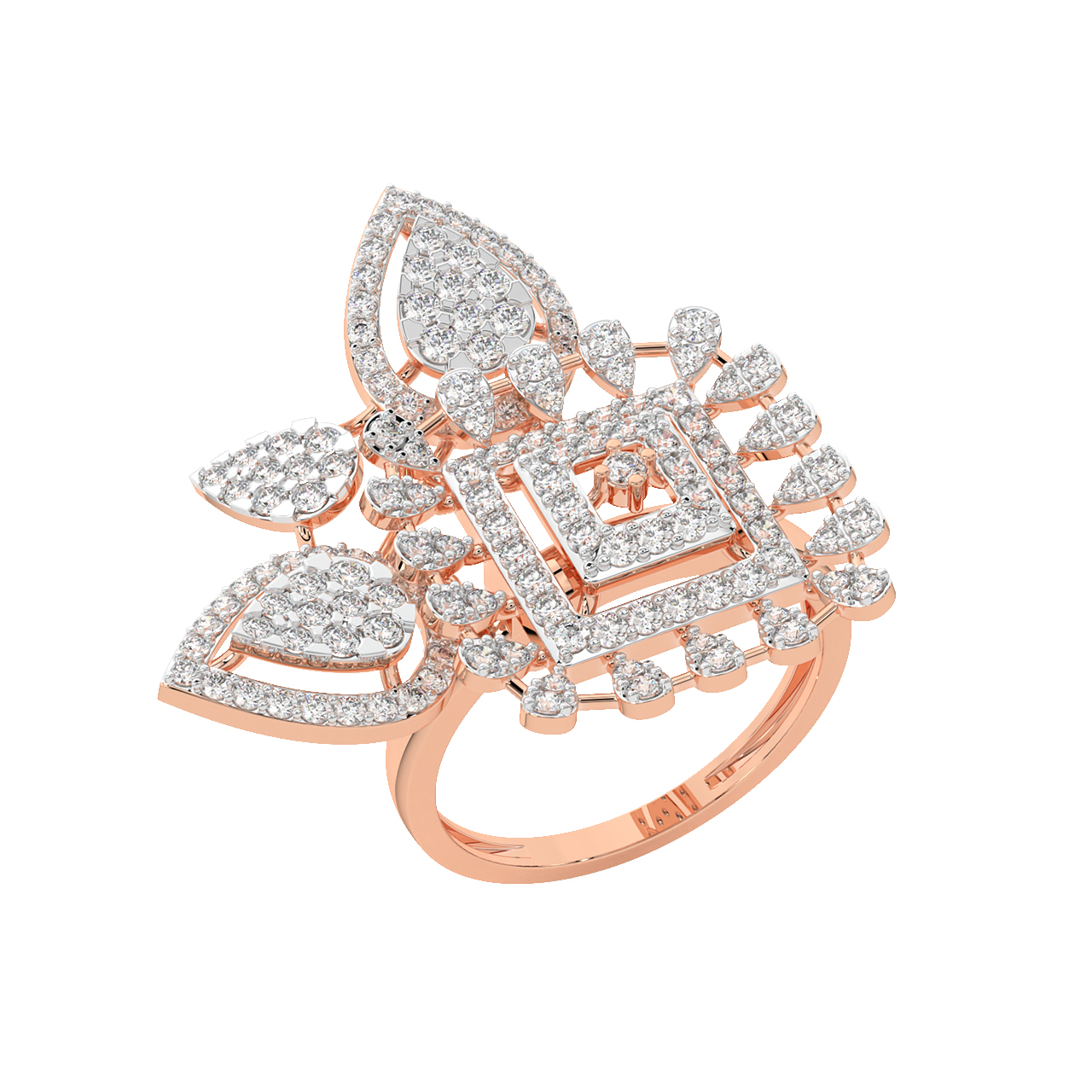 Sherina Round Diamond Engagement Ring
